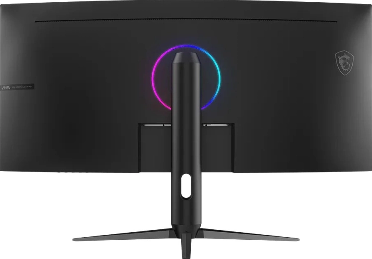 1500R-krumning og gamingdesign med RGB-element
