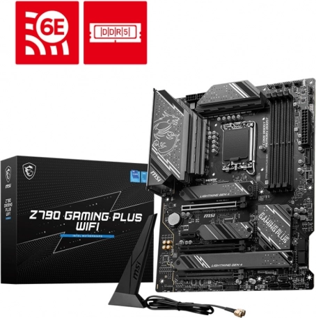 MSI Z790 Gaming Plus WiFi – ATX‑bundkort til LGA 1700 med DDR5 og HDMI