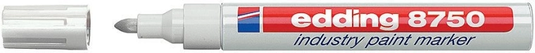 Industriel lakmarker Edding 8750 hvid