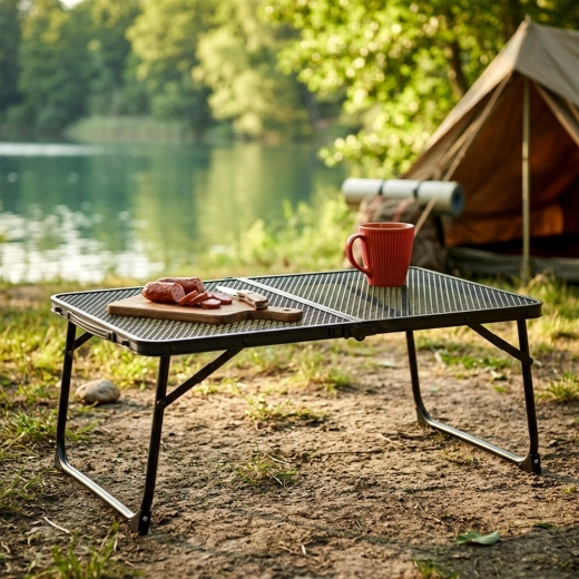 Stabil overflade til camping, picnic og ved vandet