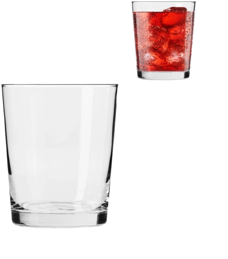 Perfekt klart glas fremhæver drikkens farve