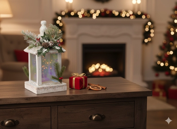 Varmt, flimrende LED-lys