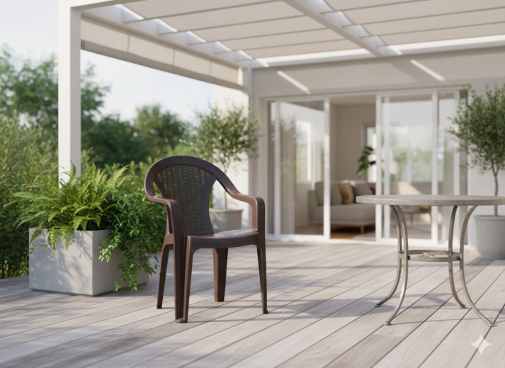 Komfort med armlæn og ventileret ryglæn