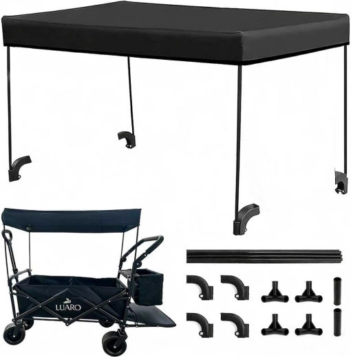 Skygge og beskyttelse med aftagelig solskærm