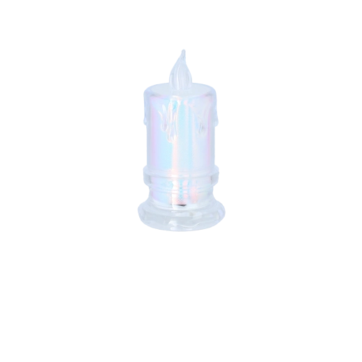 LED-lys 4,5 × 9,5 cm halvgennemsigtig, mix af mønstre