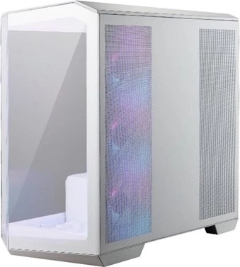 Kabinet MAG PANO M100R PZ hvid med hærdet glas og USB