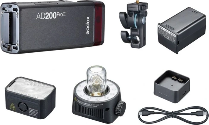 Godox AD200Pro II bærbar blitz 200 Ws