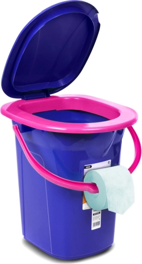 Håndtag med toiletpapirholder