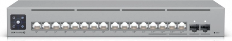 Ubiquiti usw pro max 16 poe switch 16× poe++/poe+ med 2,5 gbe og sfp+