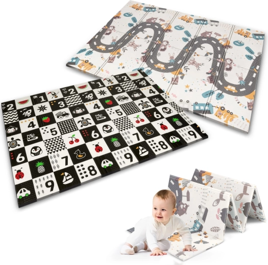 Dobbeltsidet design: læring og leg på én måtte