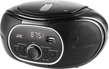 Bærbar radio med CD og USB JVC
