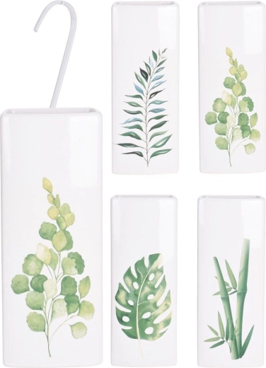 Keramisk radiator-luftfugter med bladmotiv 300 ml