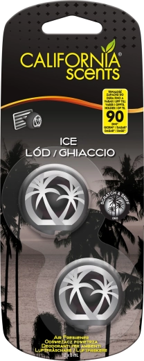 Duftdiffusor til ventilationsrist California Scents Mini Diffuser Ice