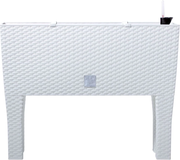 Hvid selvvandende altankasse Rato Case High 60 cm