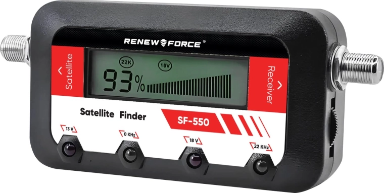 Digital satellitsignalmåler Renew Force SF-550