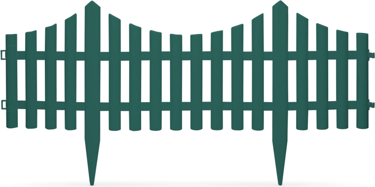 Grøn plastkant til haven 60 × 23 cm