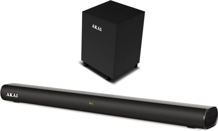 Soundbar Akai 2.1 med subwoofer 80 W RMS