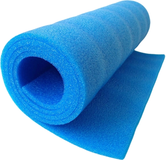 Acra gymnastikmåtte til aerobik 8 mm 90 × 50 cm blå - 1 stk.