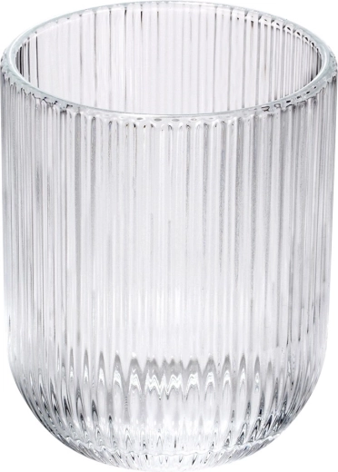 Stilfuldt rillet glas for bedre greb