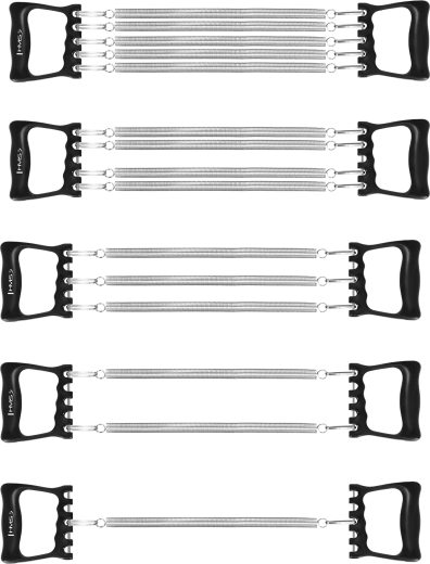 Justerbar modstand med fem fjedre