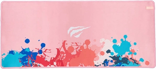 Gaming musemåtte Lyserød med farverige mønstre