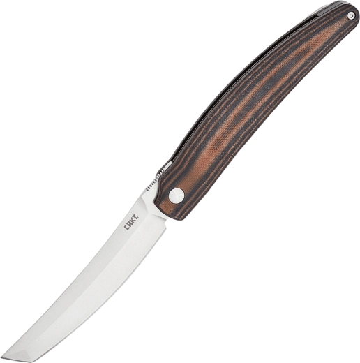 CRKT Ancestor foldekniv 9,1 cm, sort-brun, G10