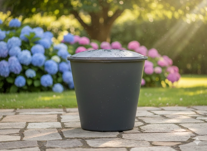 Solidt låg for rent vand uden urenheder