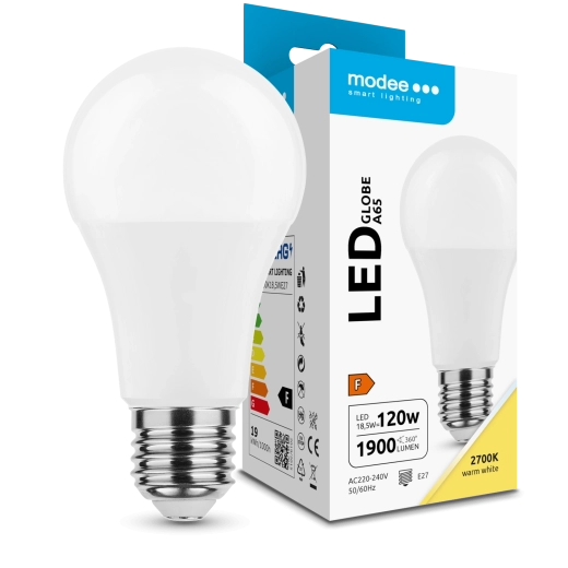 LED-pære Modee Lighting A65 18,5 W E27 varm hvid 1900 lm
