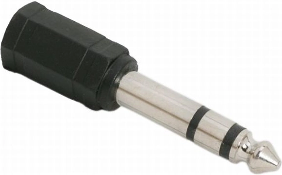 Stereo-adapter Jack 3,5 mm til Jack 6,3 mm