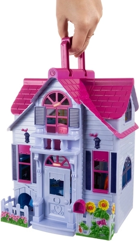 Sammenklappelig konstruktion med komfortabelt håndtag