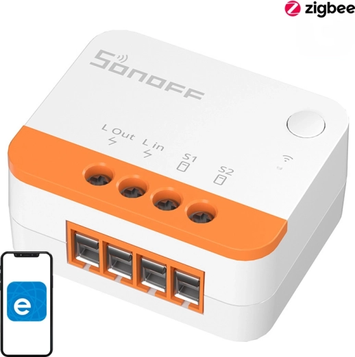 Sonoff ZBMINIL2 smart miniafbryder Zigbee 3.0 uden nulleder