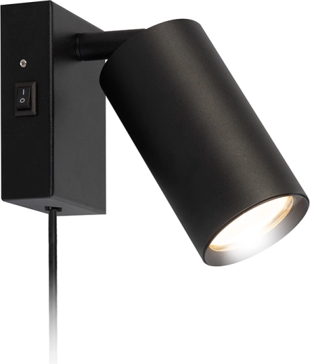 Solight CELE vægmonteret spotlampe GU10 sort