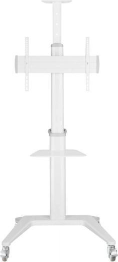 Mobil TV-stander TECHLY 37–70" med bæreevne 70 kg, hvid