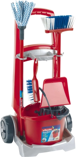 Spand med vriderkurv og moppe til realistisk rengøring