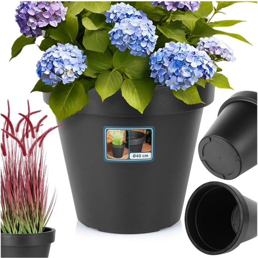 Stor blomsterpotte 39 cm til iøjnefaldende beplantning