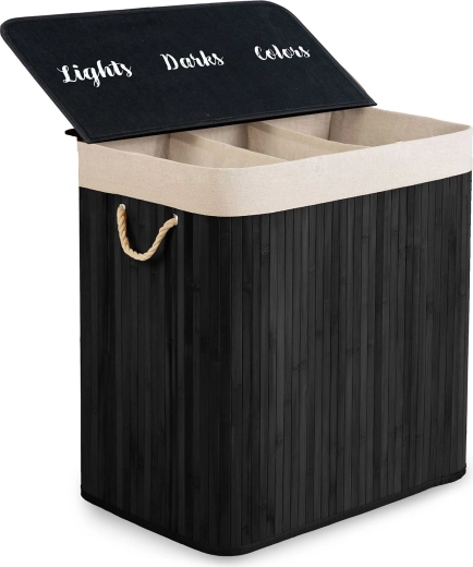 3 rum til hurtig sortering af vasketøj