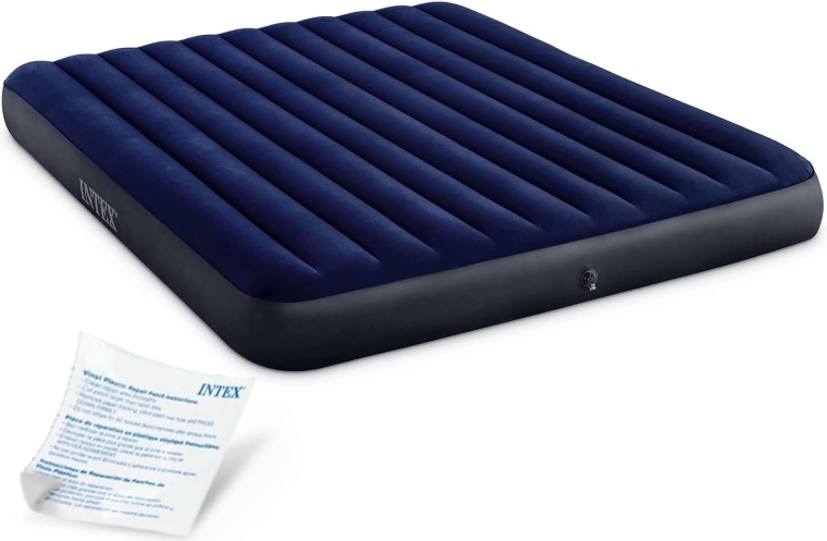 Oppustelig Intex-madras til to personer 203 × 183 × 25 cm