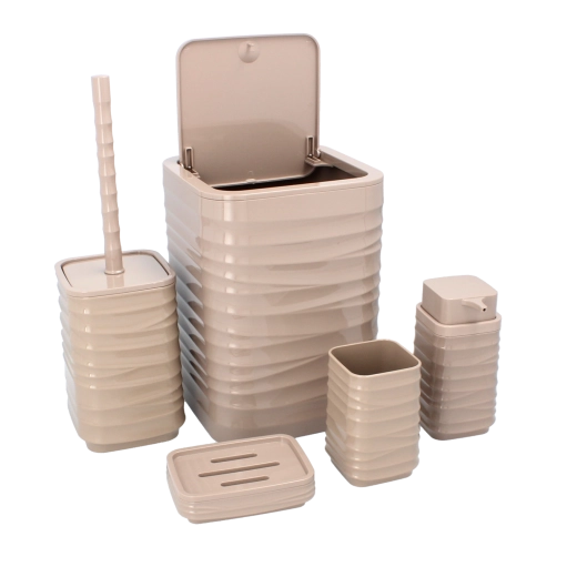 Elegant rillet firkantet design