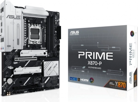 Asus PRIME X870-P – ATX bundkort til AMD AM5 med DDR5, HDMI og USB‑C