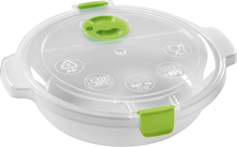 Mikrobølgeovnsbeholder med låg 0,7 l