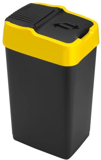 Plastik svingbart affaldsspand HEIDRUN 18 l