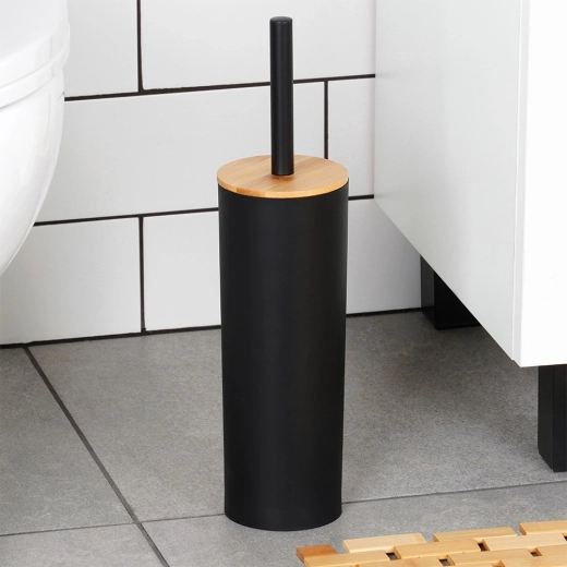 Elegant stativ med drypbakke og bambuslåg
