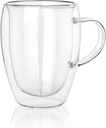 Dobbeltvægget glaskrus Doblo 350 ml
