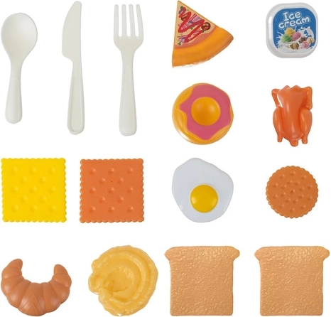 Rigt tilbehør og madvarer