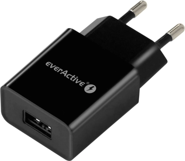 Netværksoplader 1× USB 12 W 2,4 A everActive