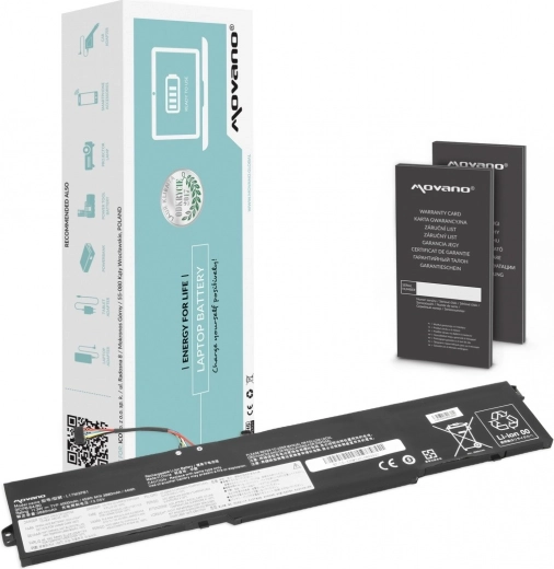 Movano batteri L17M3PB1 til Lenovo IdeaPad 330-15ICH og 330-17ICH 4000 mAh (45 Wh)