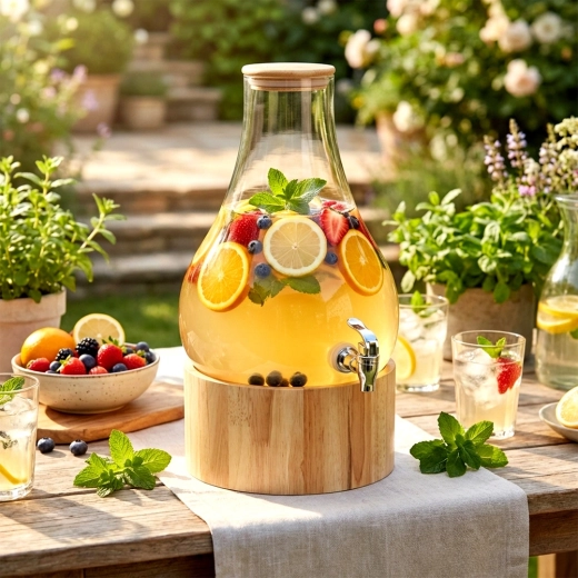 Bekvem påfyldning takket være det forhøjede stativ