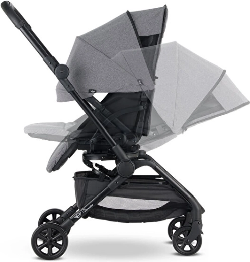 Stor kaleche med UPF 50+ og ventilation