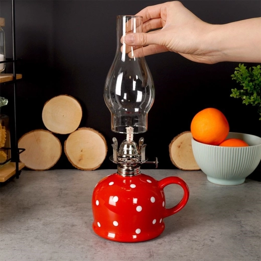 Robust glasskorsten og metalbrænder