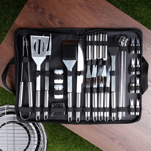 Robust rustfrit stål og sikre lange håndtag